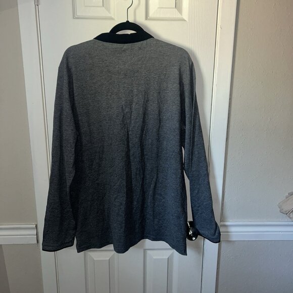 Le Shark Navy Blue Polo Long Sleeve Preppy Business Casual Sweater Mens Size XL - Picture 5 of 7